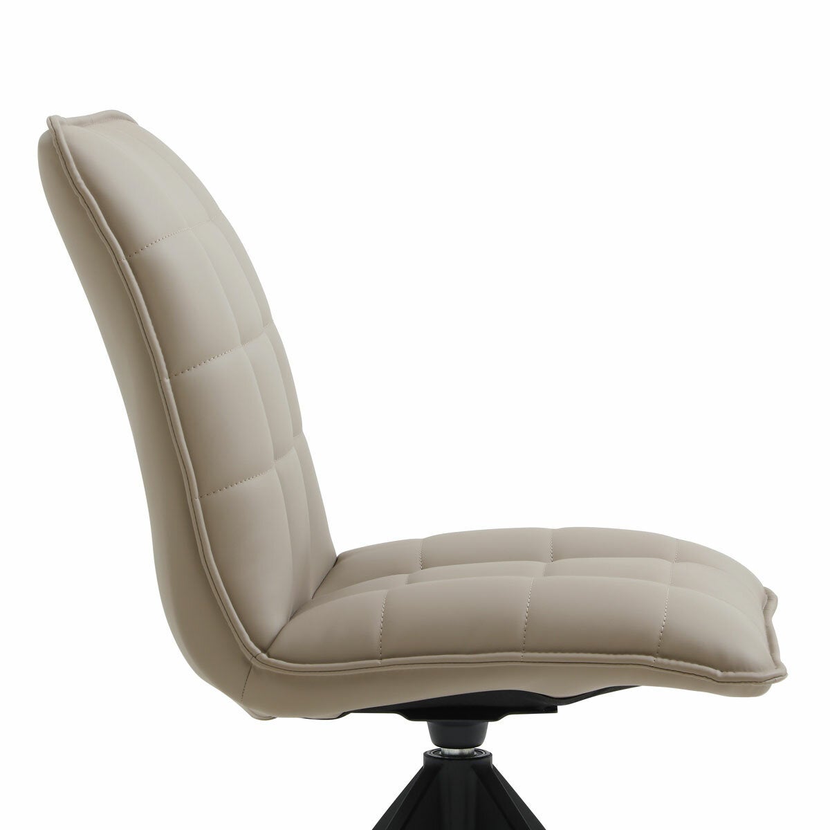 Indus Valley Skylar Taupe Faux Leather Dining Chair, 2 Pack