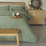 Belledorm Avantika Sage Cotton Bedding Set in 4 Sizes