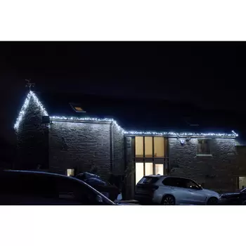 Lights4You 16ft (5m) 240 LED Ice White Outdoor Cluster Lights