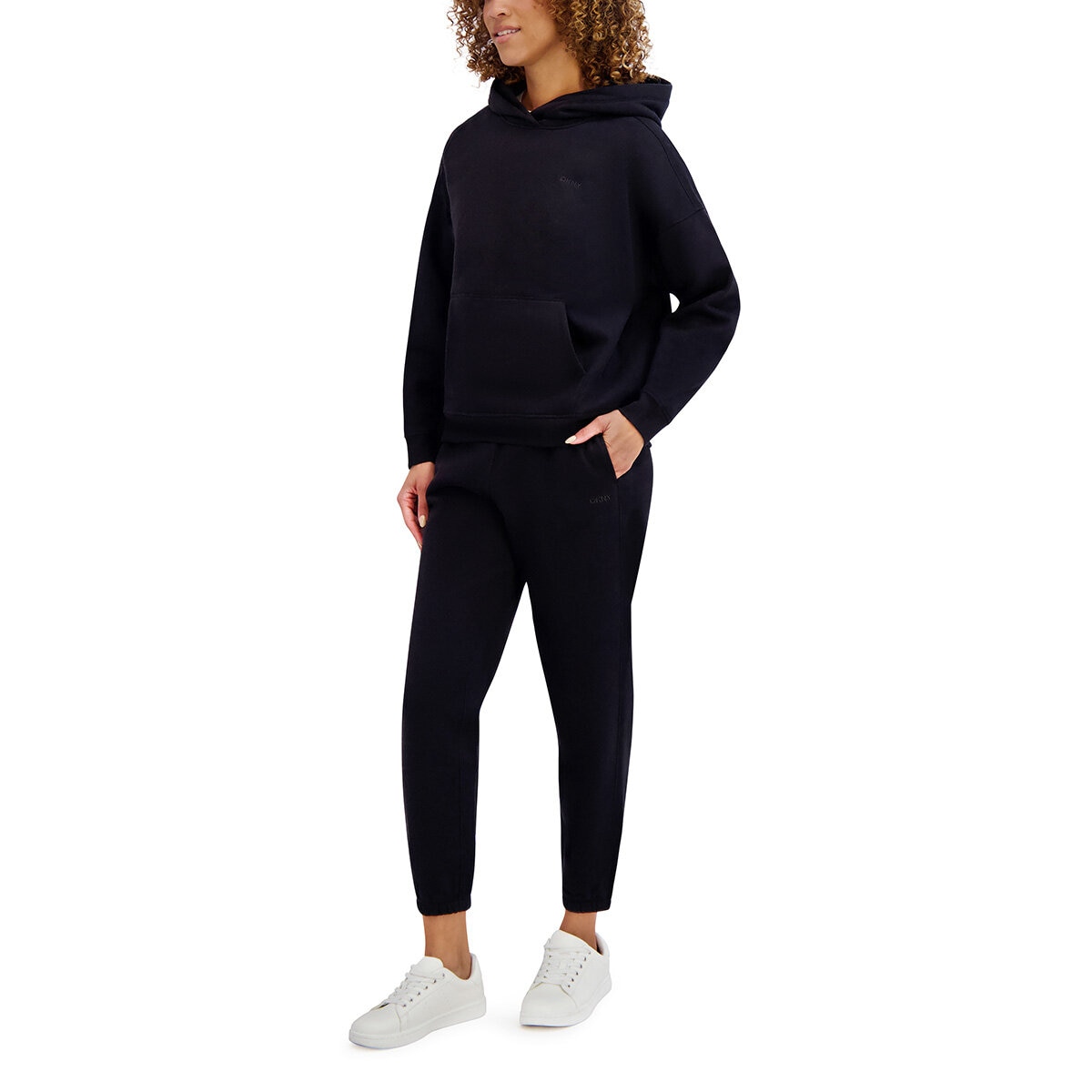 DKNY Sport Women's Fleece Hoodie in Black
