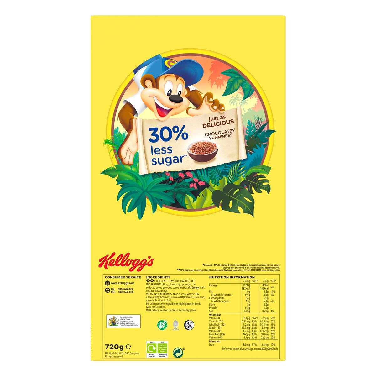 Kellogg's Coco Pops, 2 x 720g