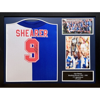 Alan Shearer Signed Blackburn Rovers Shirt