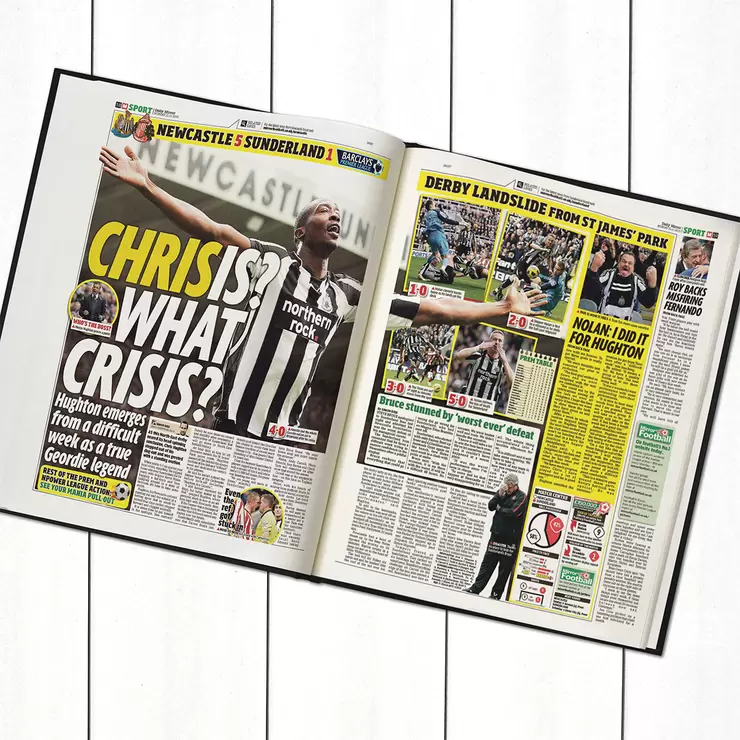 Newcastle Football History Newspaper Book