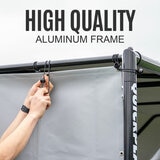 Lifestyle image showing the high quality aluminium frame