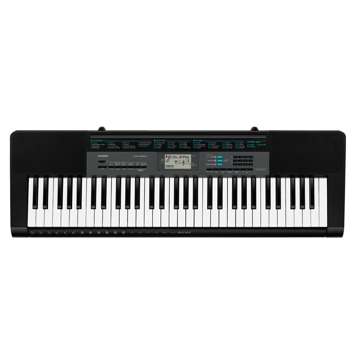 Casio CTK2550AD, Keyboard in Black with Stand Costco UK