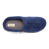 Dearfoam Memory Foam Men's Clog Slippers in Navy