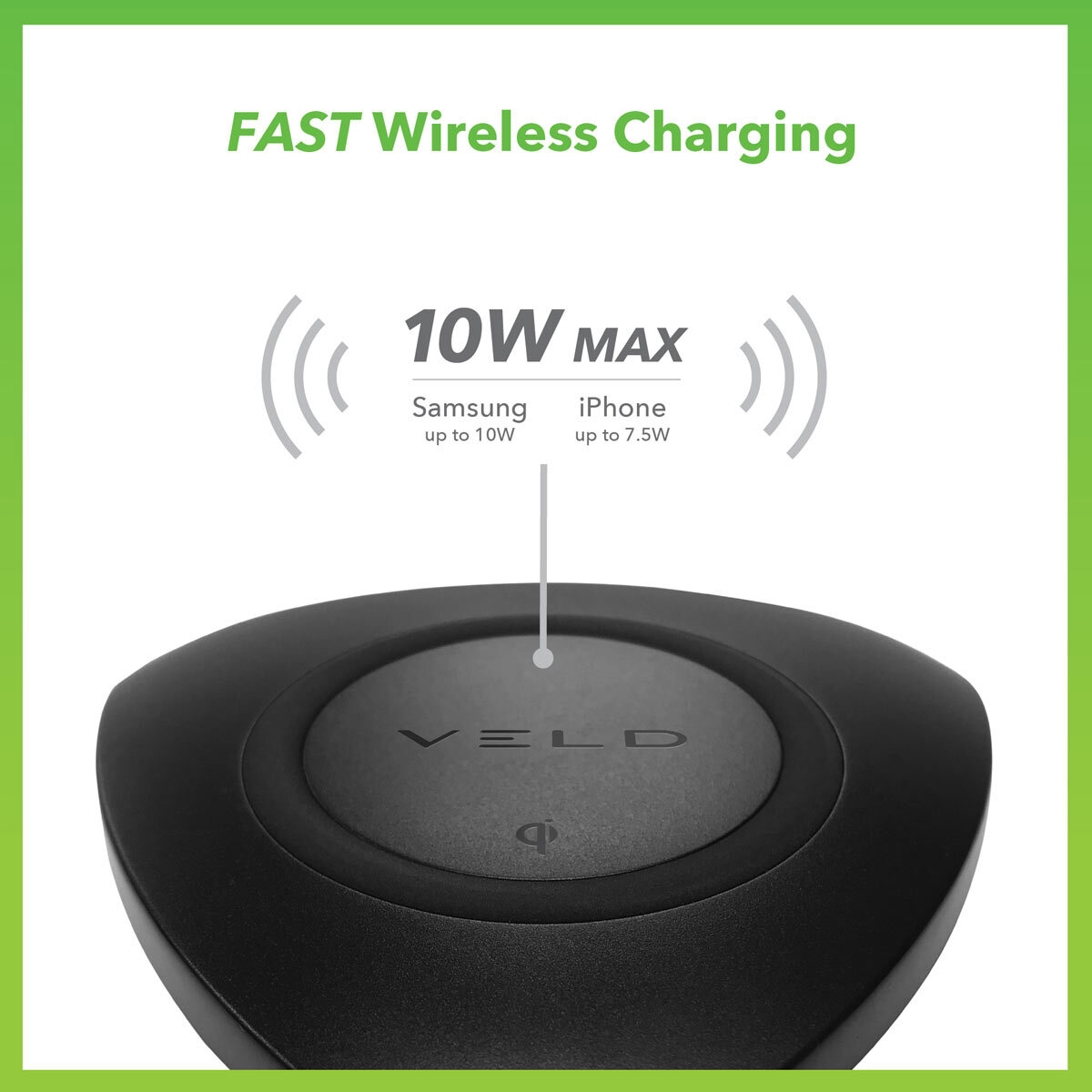 Buy Veld Wireless Charging Pad with Super Fast USB Wall Charger at Costco.co.uk