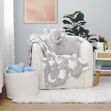 Snuggle Me Too 2 Piece Blanket & Plush Set, Elephant