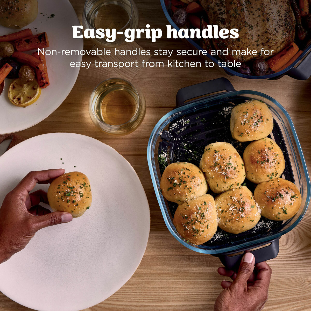 Lifestyle image showing easy grip handle