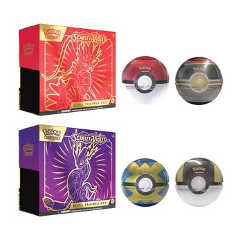 Pokémon Elite Trainer Box and 2 Poké Balls (6+ Years)