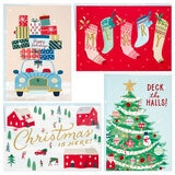 Hallmark Hand Crafted Christmas Card Assortment: Deck The Halls - 40 Pack Hallmark Hand Crafted Christmas Card Assortment: Deck The Halls - 40 Pack