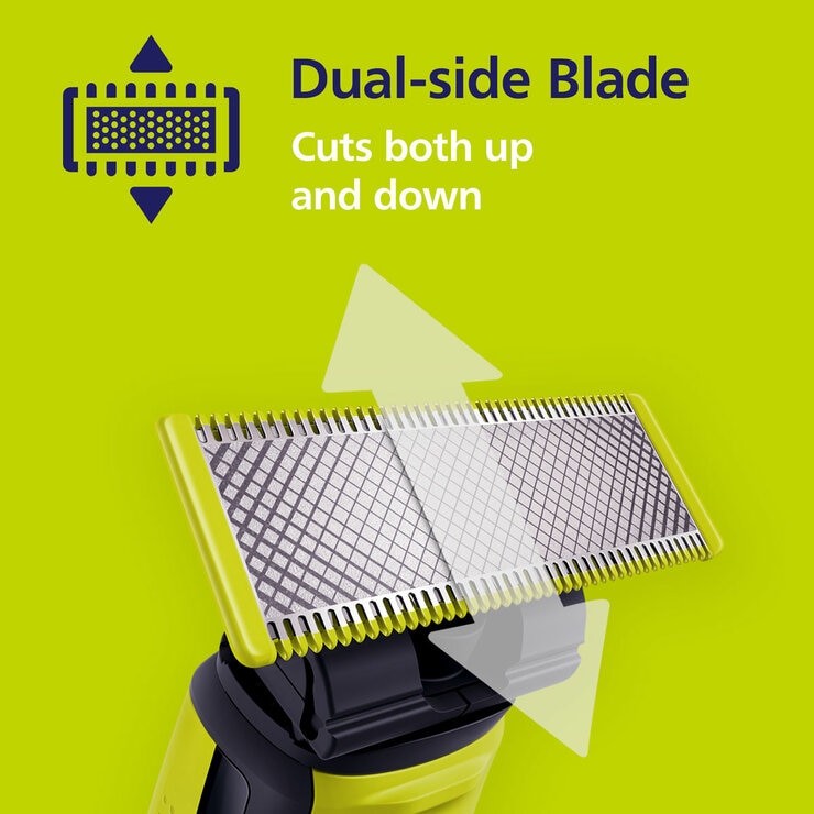 Lifestyle image of dual side blade