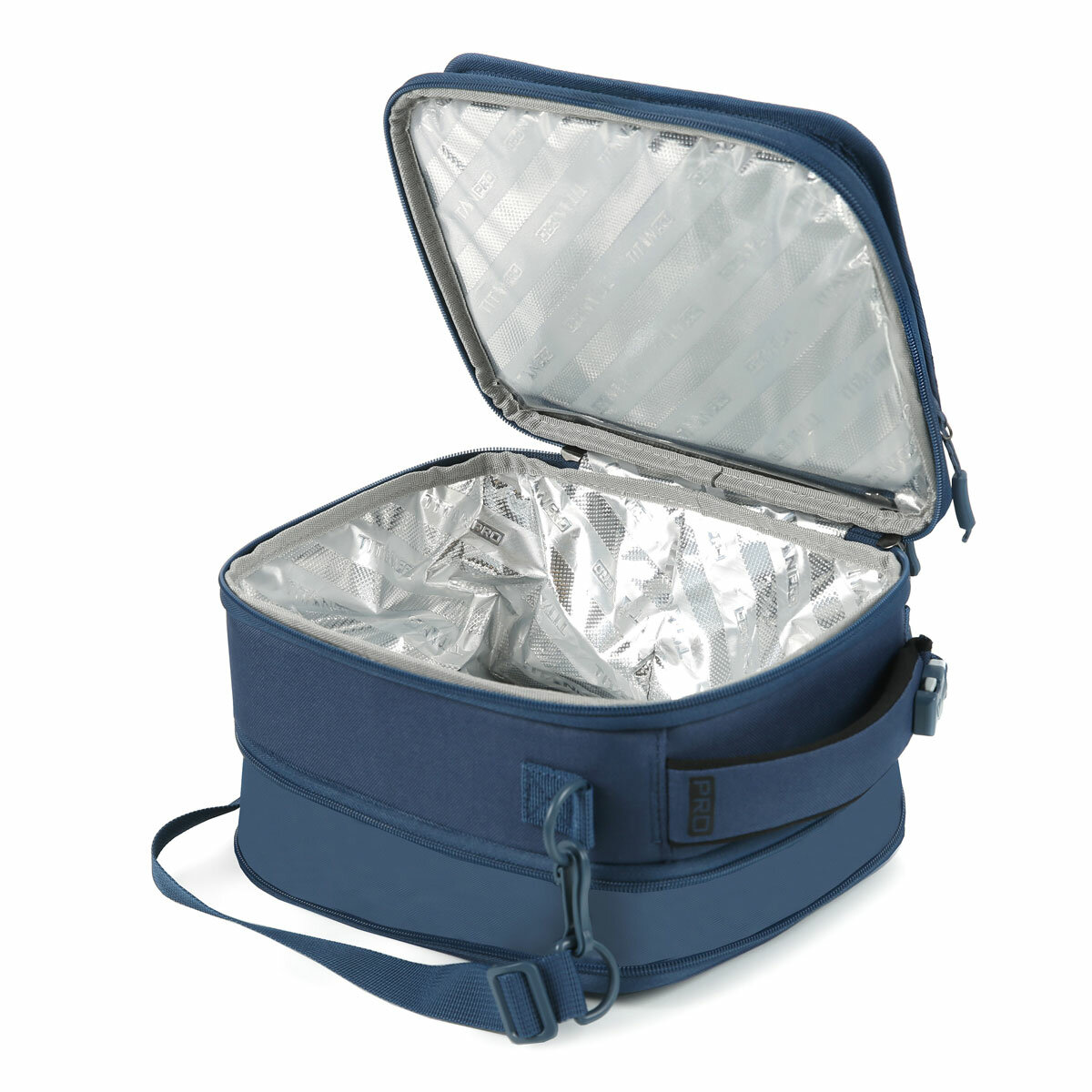 Titan Pro Expandable Fridge Cold Lunchbox In Denim Blue Titan Pro Expandable Fridge Cold Lunchbox In Denim Blue