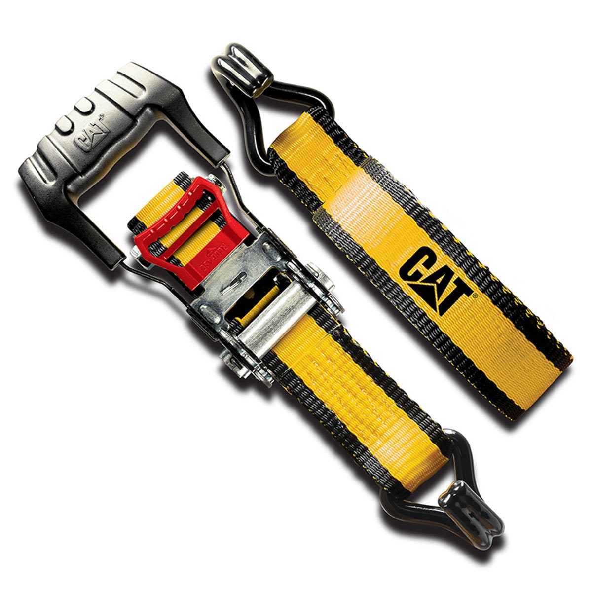 CAT® Heavy Duty Ratcheting Tie Down Straps 1.5" x 16ft, 1362kg (4 Pack