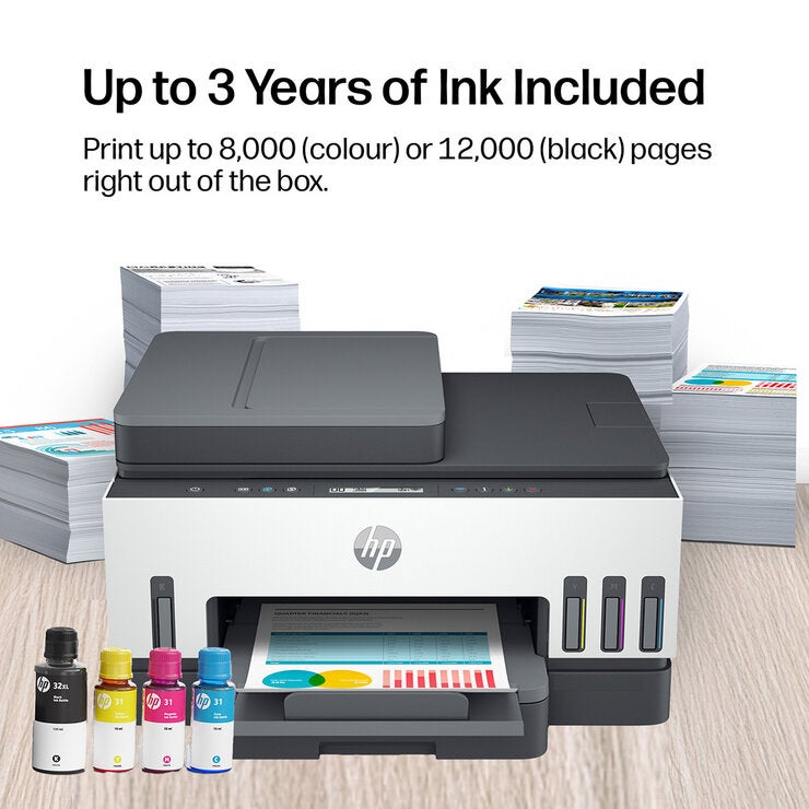 HP Smart Tank 7308 Printer HP Smart Tank 7308 Printer