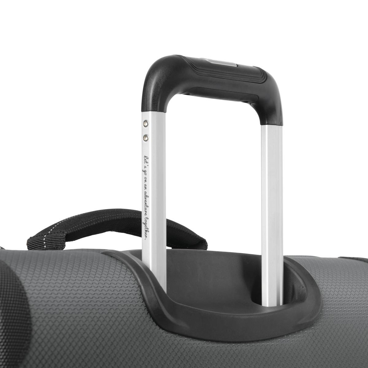 Ricardo Olympic 2 Piece Softside Suitcase Set, Charcoal Costco UK