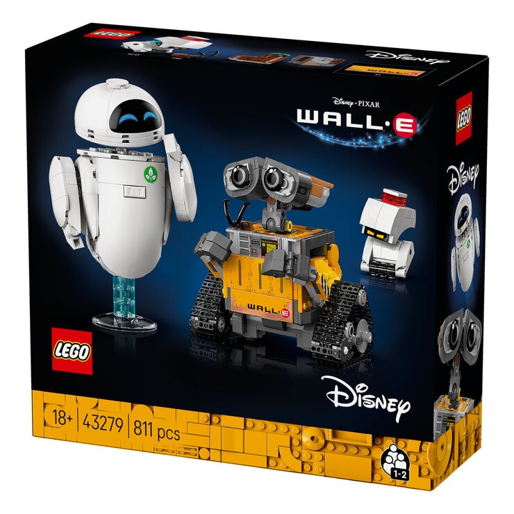 LEGO Disney Pixar Wall-e and Eve - Model 43279 (18+ Years)