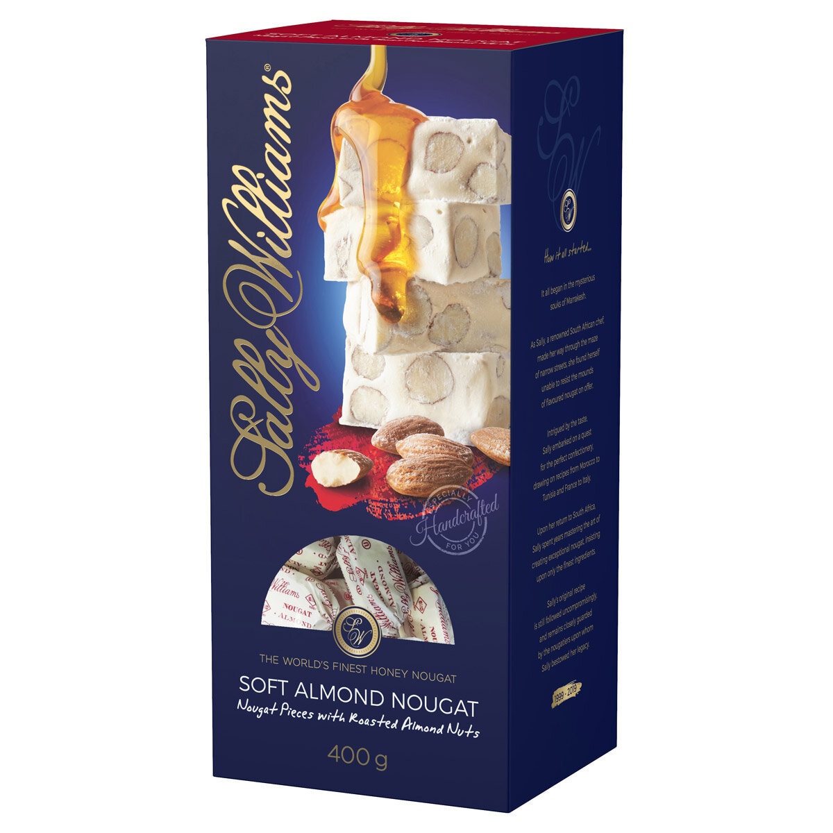 Cut out image of nougat on white background