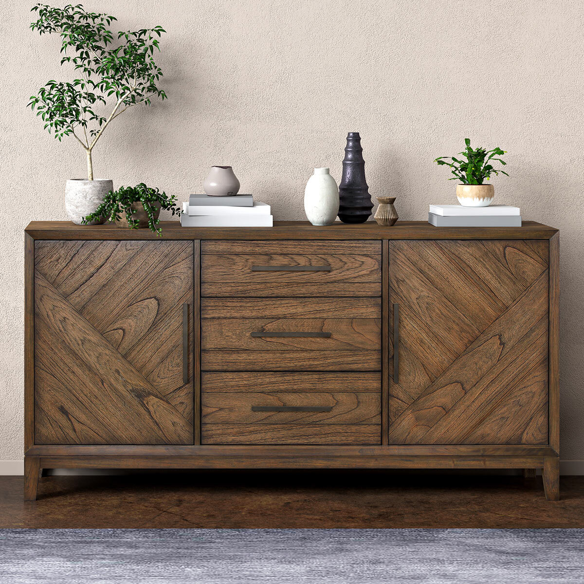 Pike & Main Chevron Sideboard Costco UK