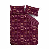 Catherine Lansfield Plum Enchanted Witchcraft Single Duvet Cover Set Catherine Lansfield Plum Enchanted Witchcraft Single Duvet Cover Set