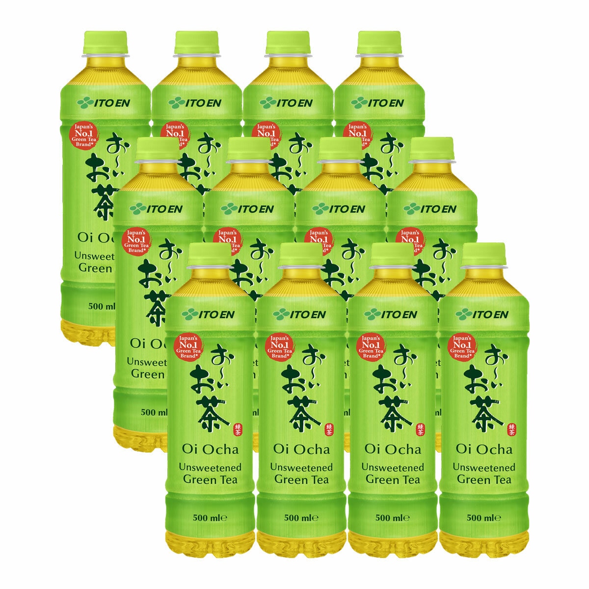 Itoen Oi Ocha Green Tea, 12 x 500ml