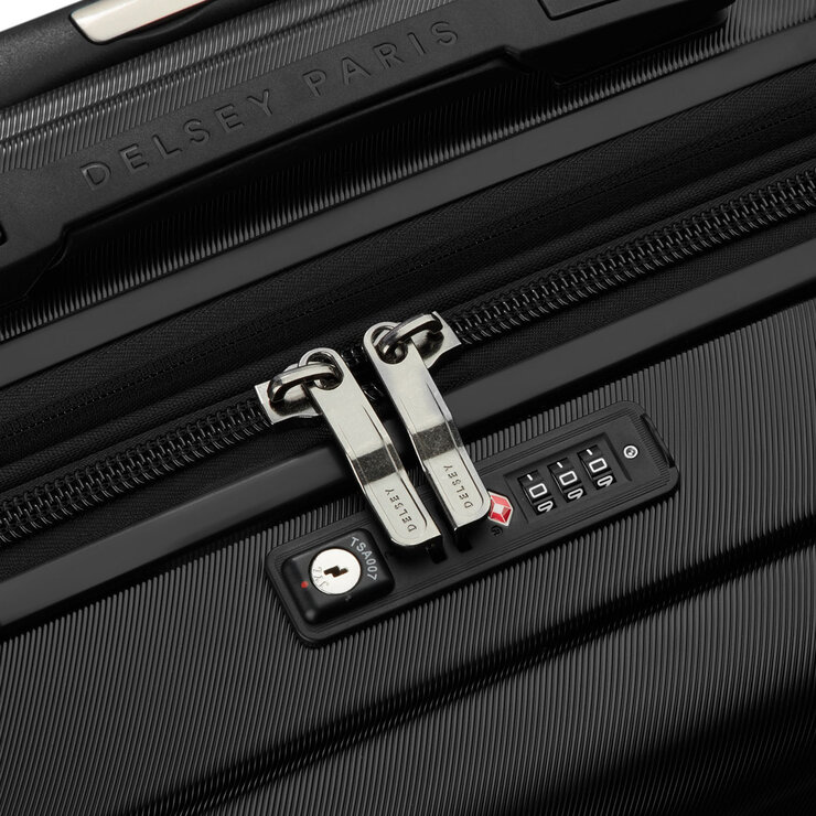Delsey Helium Edge 2.0 3-piece Hardside Set in Black Delsey Helium Edge 2.0 3-piece Hardside Set in Black