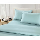 Welhome 500 Thread Count Lyocell Duvet Set in Blue, King