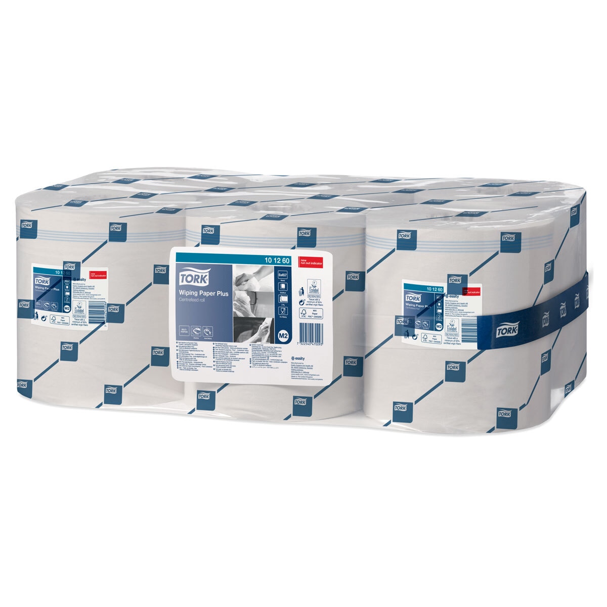 Tork Plus Centre Feed in White, 6 x 157.5m