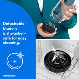 Lifestyle image showing detachable blade suitable for dishwashing