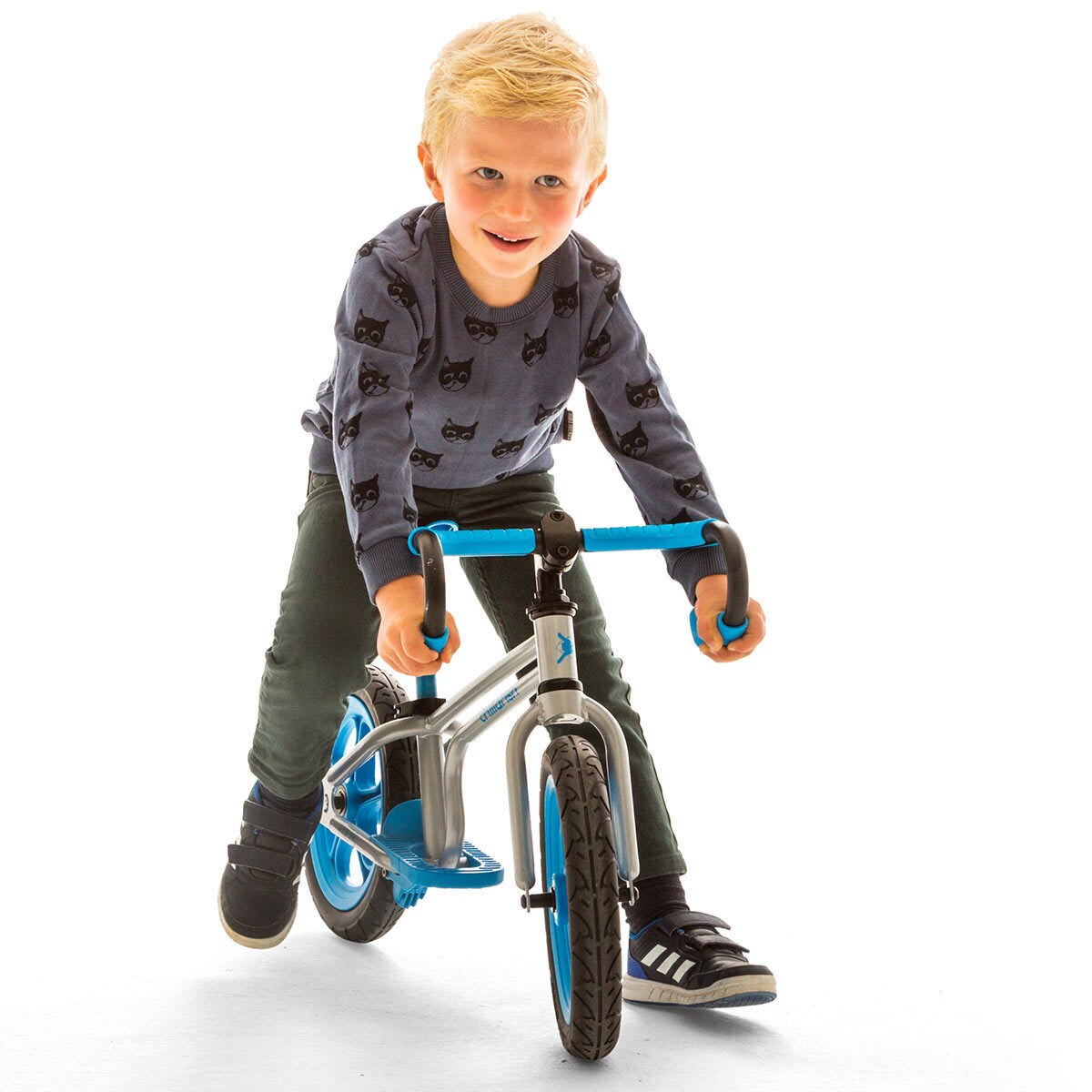 Chillafish 12" (30cm) Fixie Balance Bike in Blue (2+ Years) Costco UK