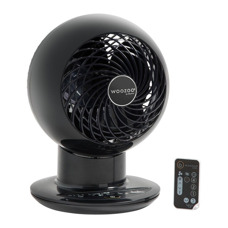 Woozoo Globe Air Circulator Fan with Remote Control, PCFSC15T Black