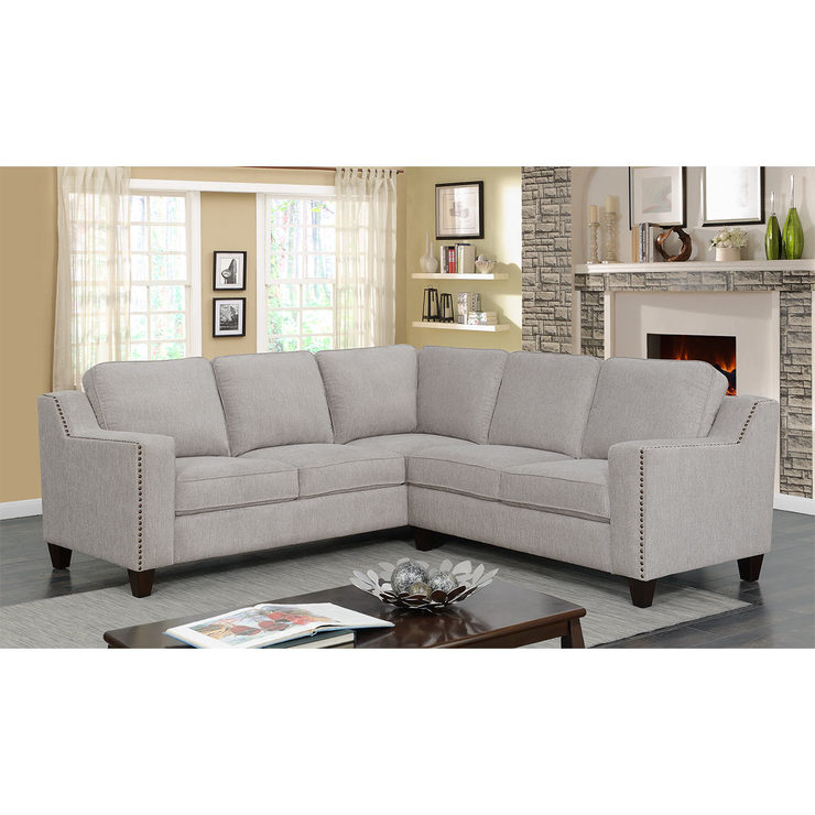 Mstar International Maddox Fabric Sectional Sofa Costco Uk Mstar International Maddox Fabric Sectional Sofa