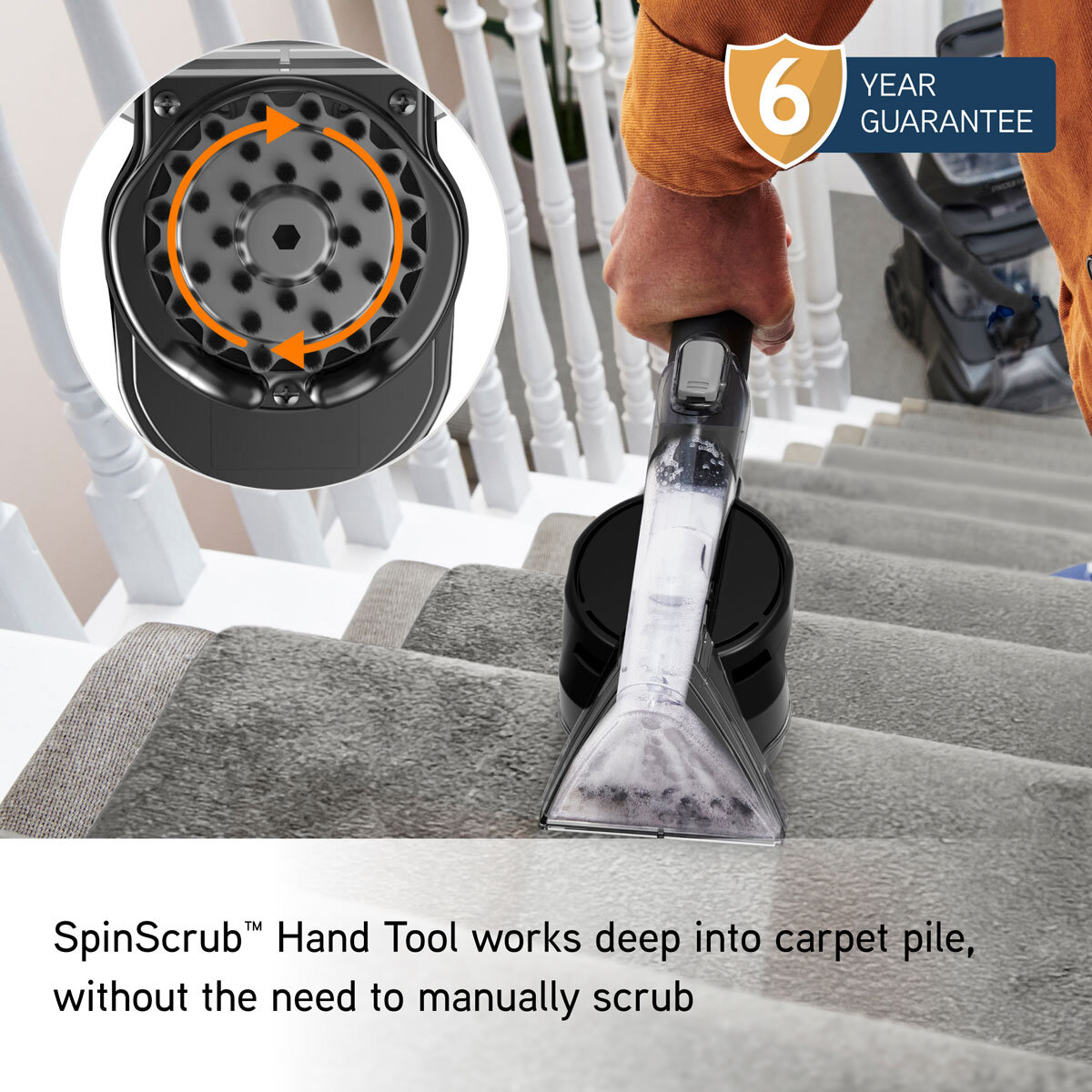 VAX SpinScrub Power Carpet Washer Lifestyle Image