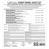 Lapcos Sheet Mask Variety, 10 Pack