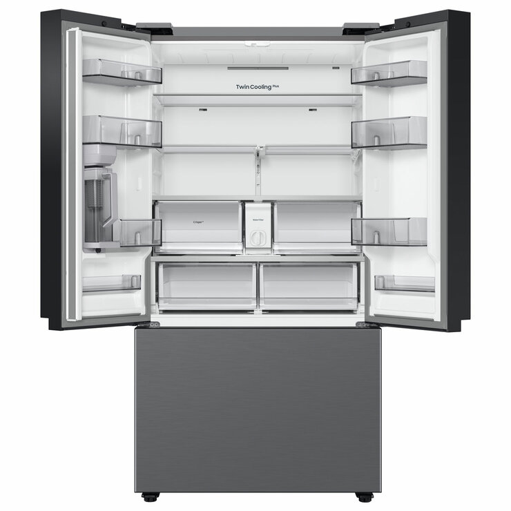 Samsung Spacemax RF24BB620ES9EU, Multidoor Fridge Freezer, E Rated in Silver