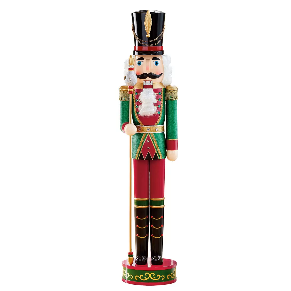 Buy 42" Nutcracker in Green Coat Lifestyle Image at Costco.co.uk