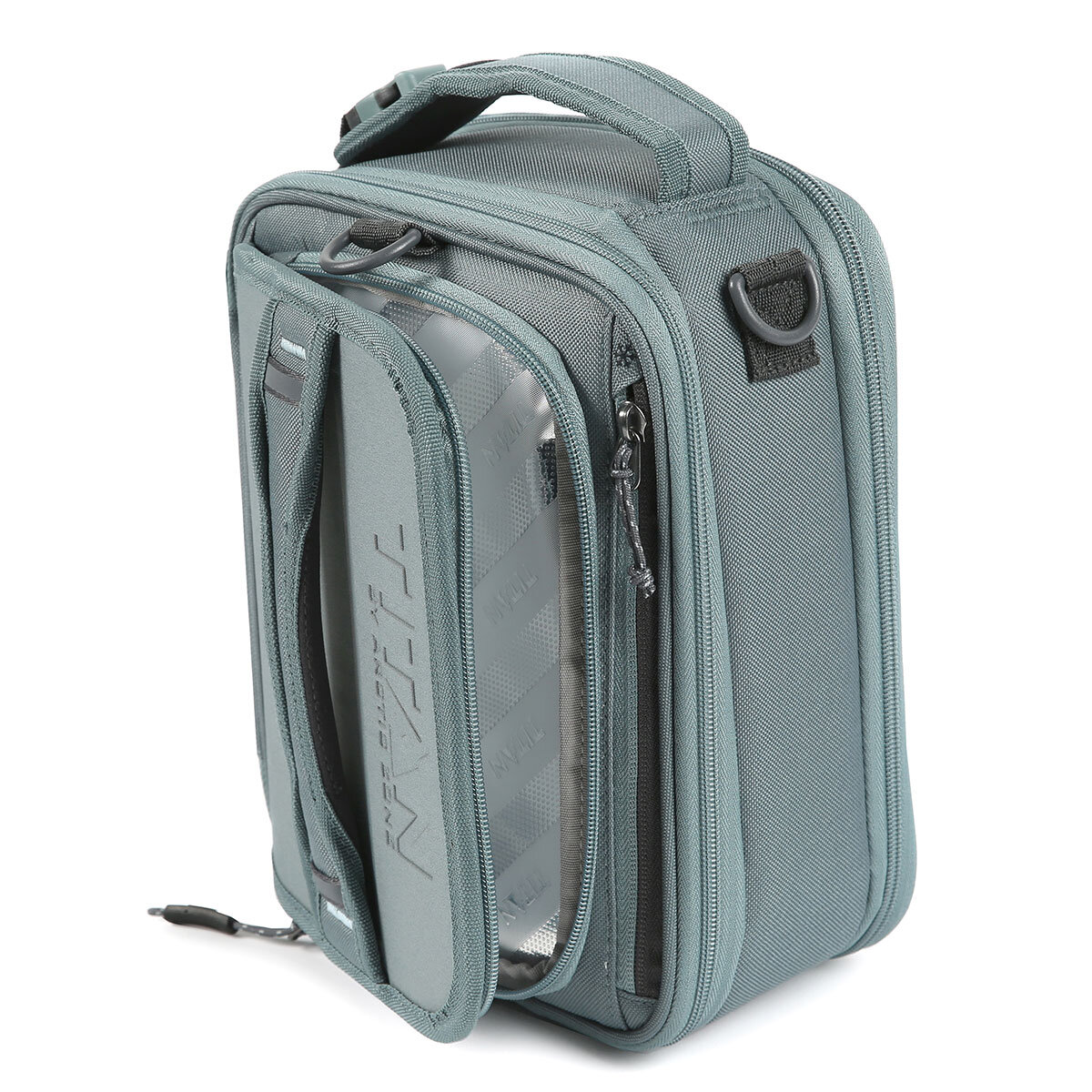 Titan Expandable Lunchbox with Ice Walls in Grey
