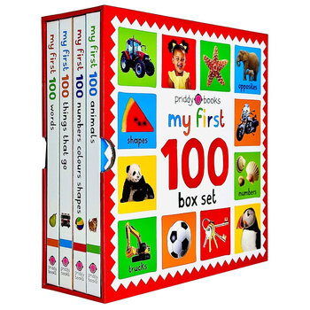 My First 100 Box Set 4 Books Collection