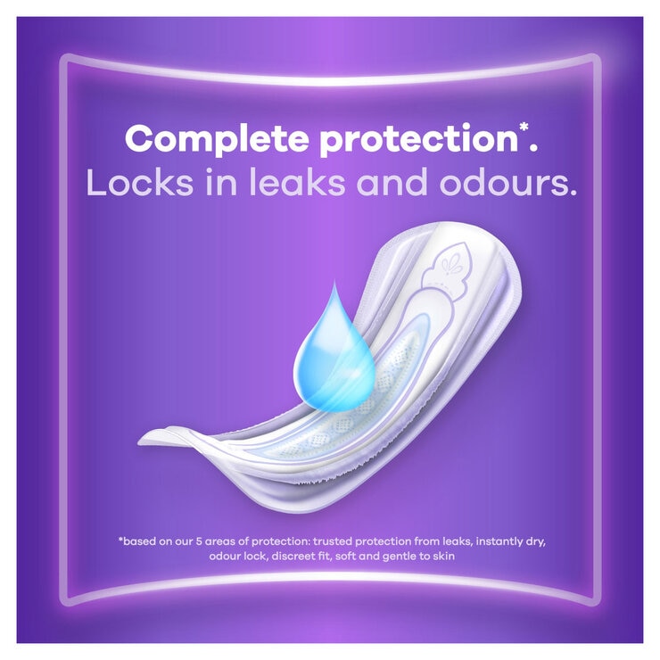 Always Discreet Long Plus Pads, 2 x 28 Pack
