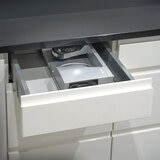Lifestyle image of Graef Mytiny Foldable Food Slicer in a drawer Lifestyle image of Graef Mytiny Foldable Food Slicer in a drawer
