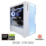 CyberPower, AMD Ryzen 7, 32GB RAM, 2TB SSD , NVIDIA GeForce RTX 5080, Gaming Desktop PC