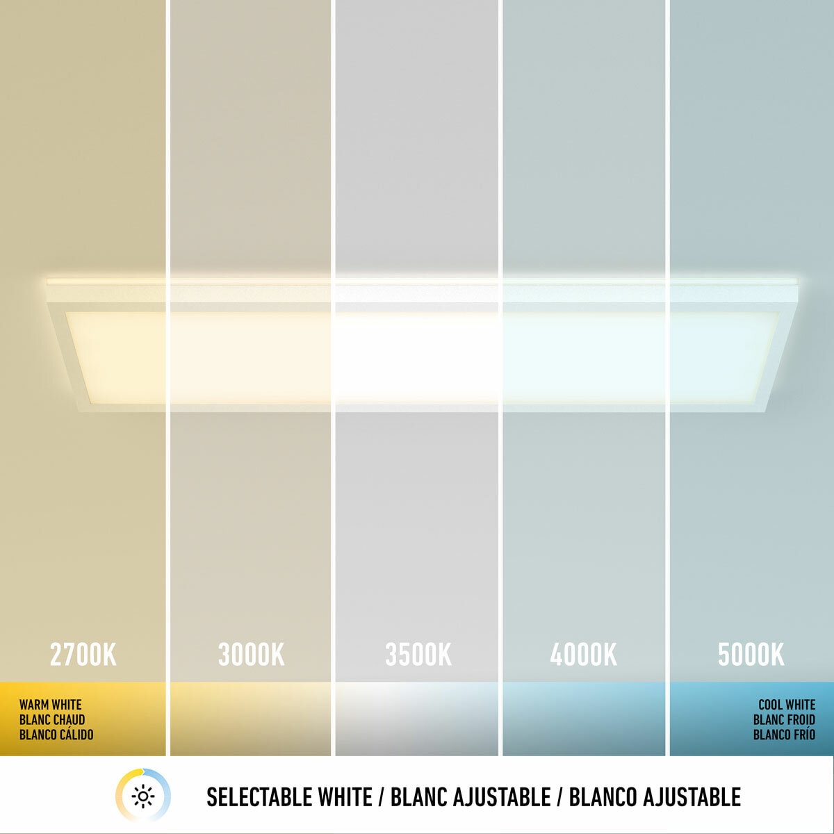 Artika Rayma LED Flat Panel Light with Backlight 121.4 x 30.5 cm Artika Rayma LED Flat Panel Light with Backlight 121.4 x 30.5 cm
