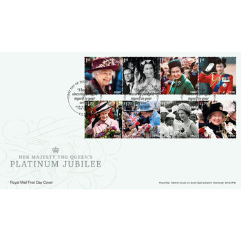 Her Majesty The Queen's Platinum Jubilee Royal Mail® First Day Cover