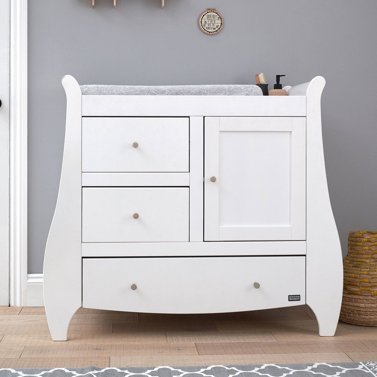 Tutti Bambini Katie Chest Changing Unit In White Costco Uk