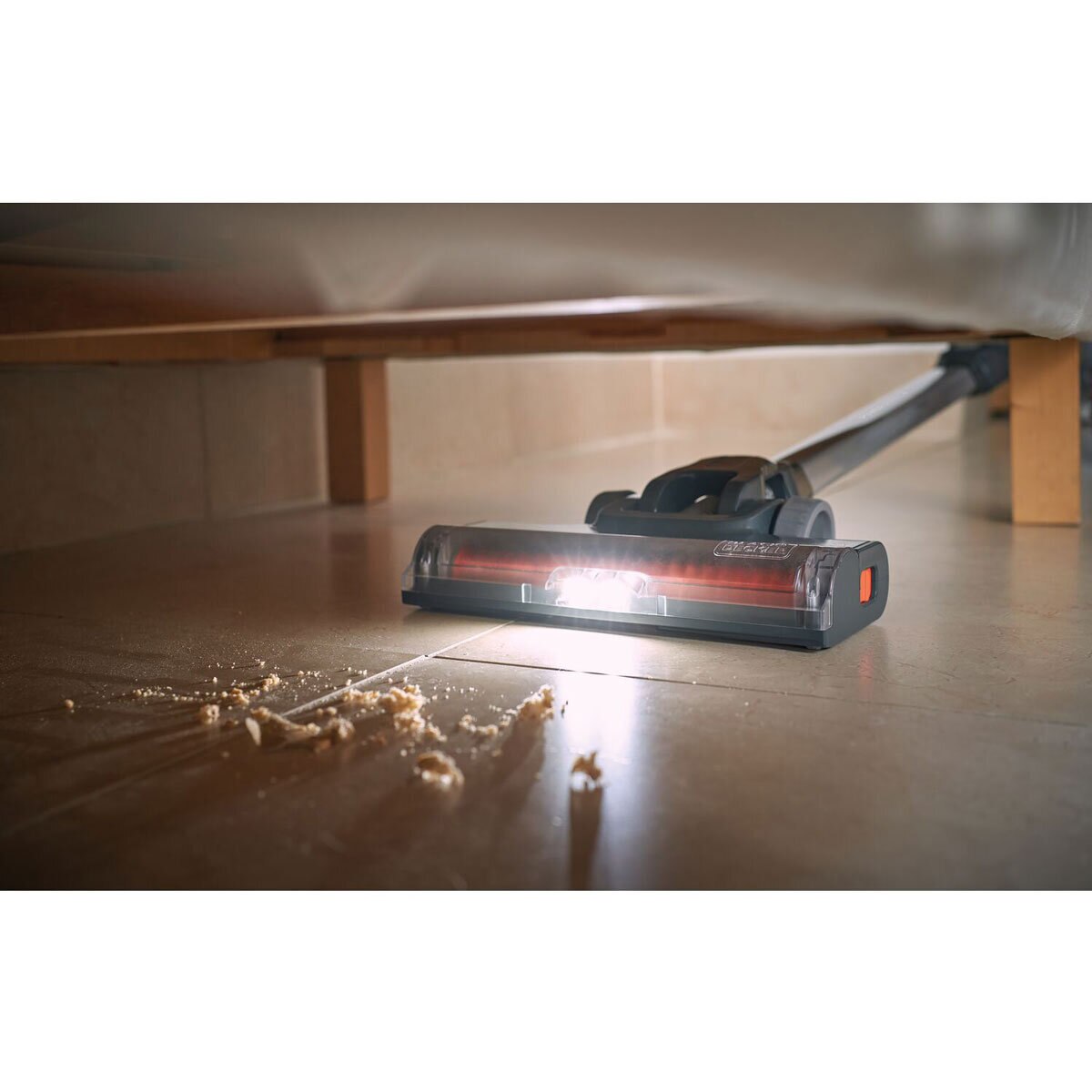 Lifestyle Image describing Black & Decker 18V POWERSERIES+ under table