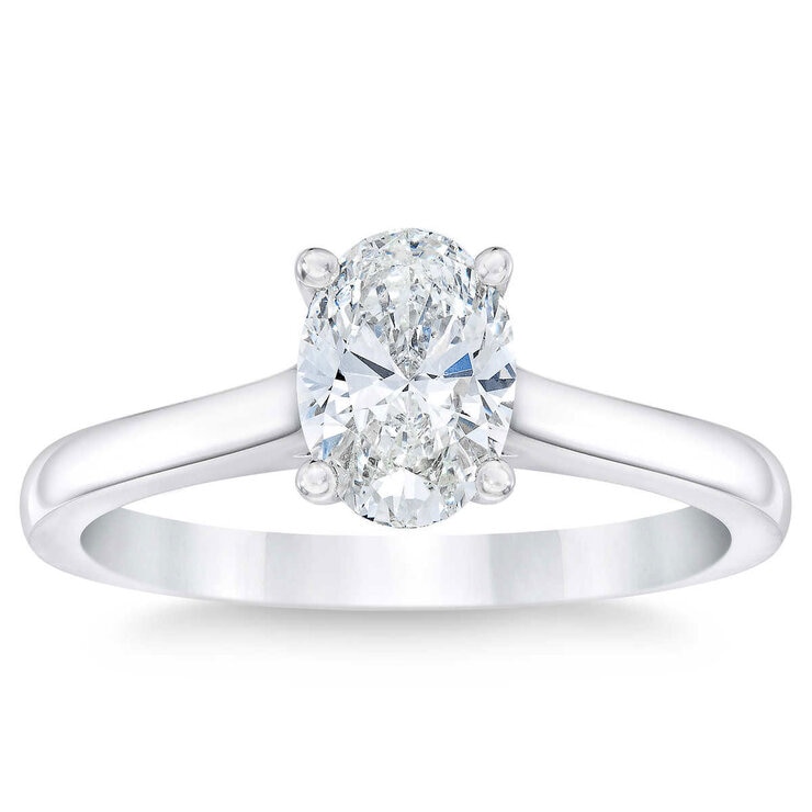 1ct Oval Cut Solitaire Ring 1ct Oval Cut Solitaire Ring