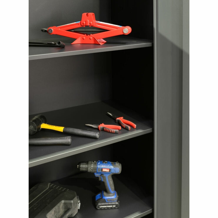 Hilka Garage Bundle 16 piece Corner & Cabinet Storage Set