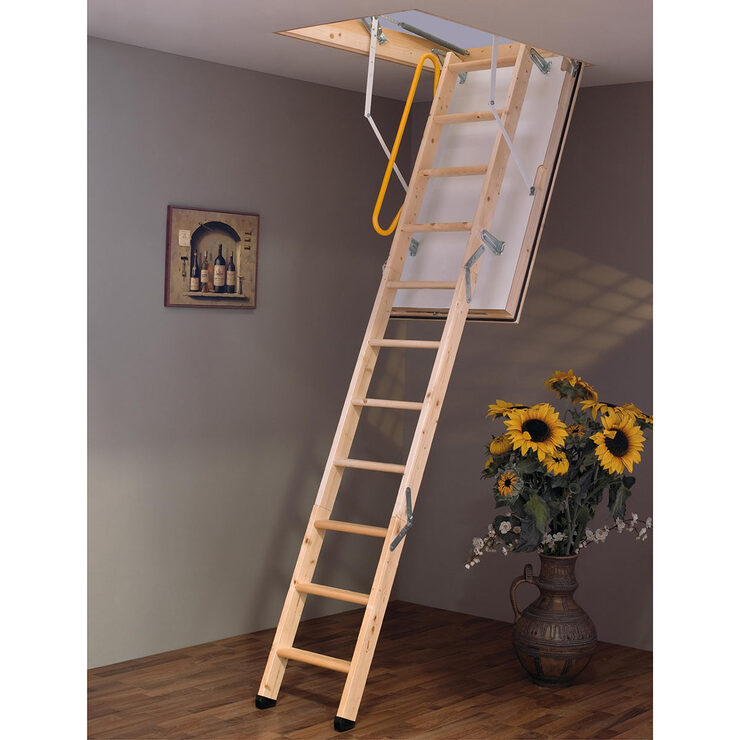 Luxfold Luxury Wood Loft Ladder Costco UK