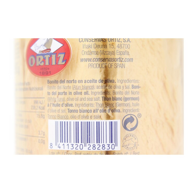 Ortiz White Tuna in Olive Oil, 400g Costco UK