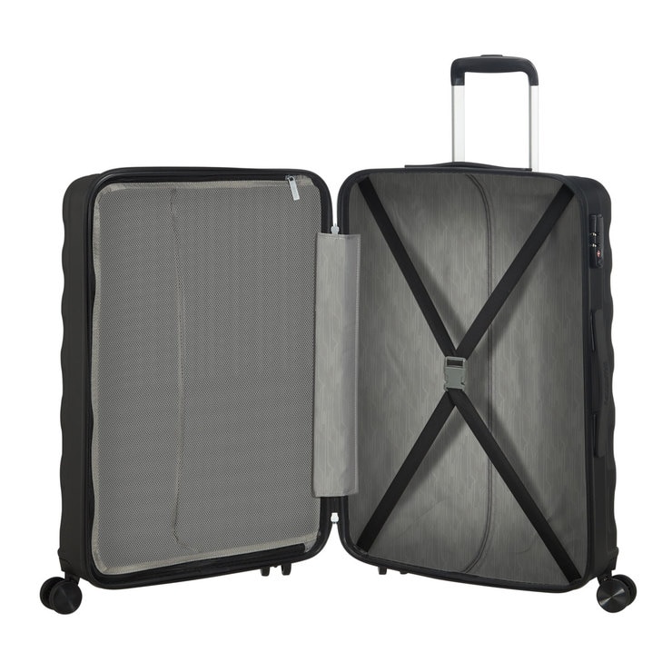 American Tourister Speedlink 3 Piece Hardside Suitcase Set in Black